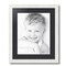 ArtToFrames 15x18" Matted Picture Frame with 11x14" Single Mat Photo Opening Framed in 1.25" White and 2" Mat (FWM-3966-15x18)